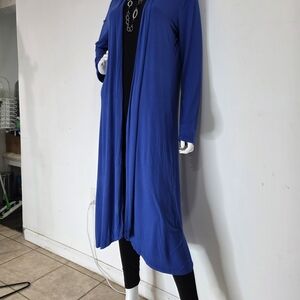 Elegant Blue Women's Cardigan